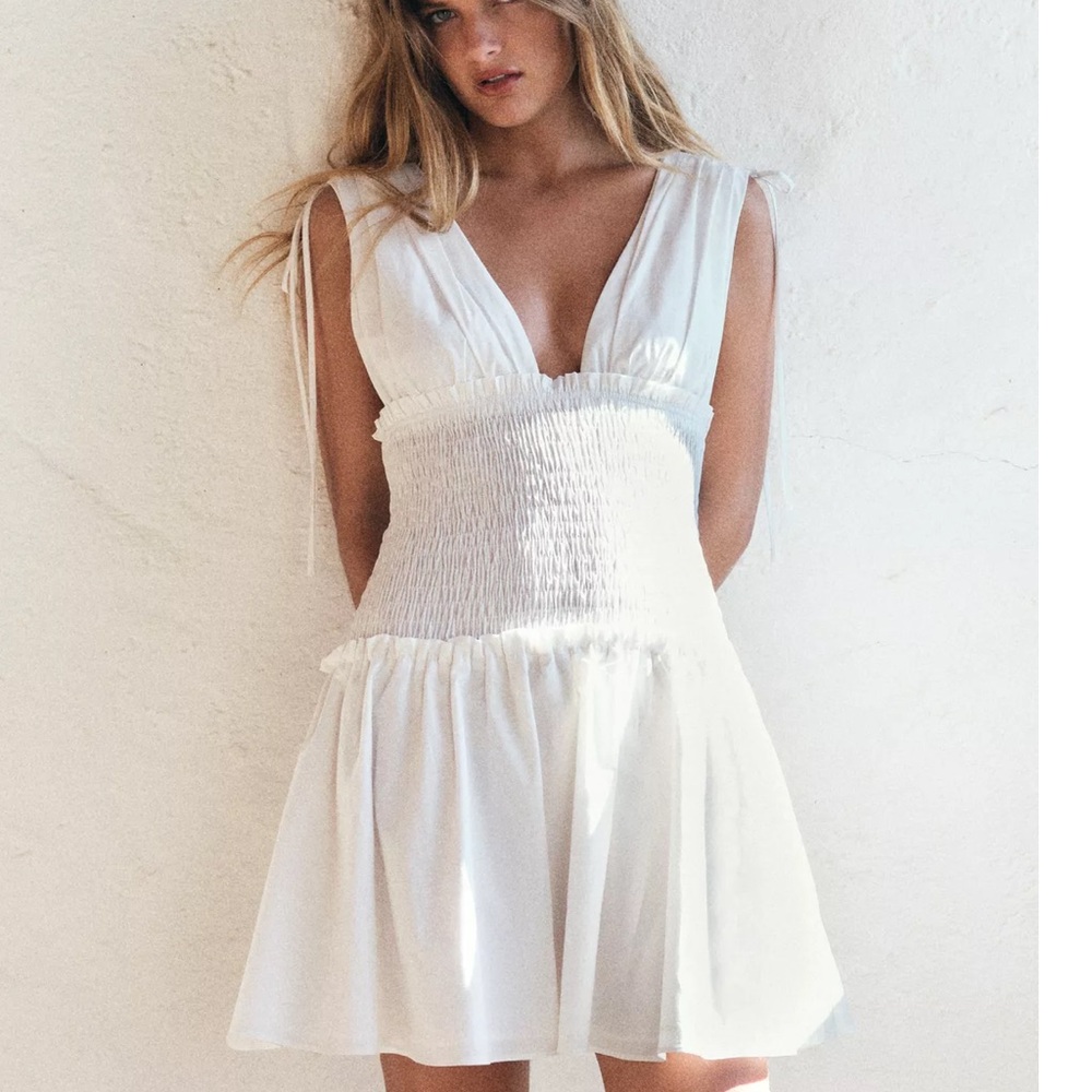 Zara Poplin Dress with Bows